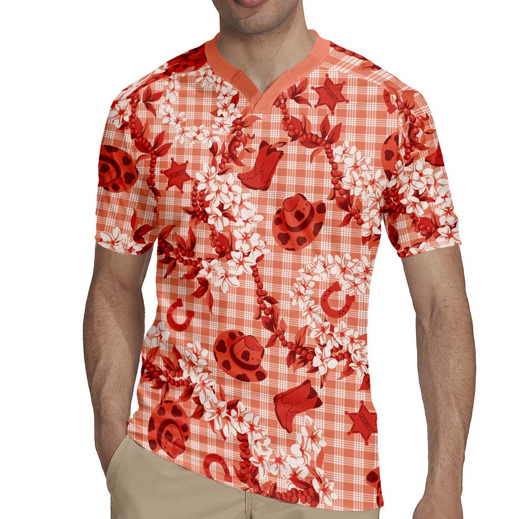 Mokihana Maile Ilima Leis Paniolo Palaka Rugby Jersey Hawaiian Ulaula Spirit - Polynesian Pride