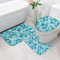 Mokihana Maile Ilima Leis Paniolo Palaka Bathroom Set Hawaiian Polu Opa Spirit - Polynesian Pride