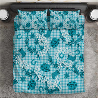 Mokihana Maile Ilima Leis Paniolo Palaka Bedding Set Hawaiian Polu Opa Spirit - Polynesian Pride