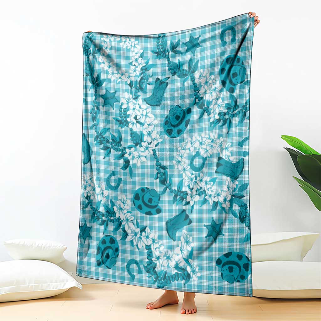 Mokihana Maile Ilima Leis Paniolo Palaka Blanket Hawaiian Polu Opa Spirit - Polynesian Pride