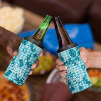 Mokihana Maile Ilima Leis Paniolo Palaka 4 in 1 Can Cooler Tumbler Hawaiian Polu Opa Spirit - Polynesian Pride