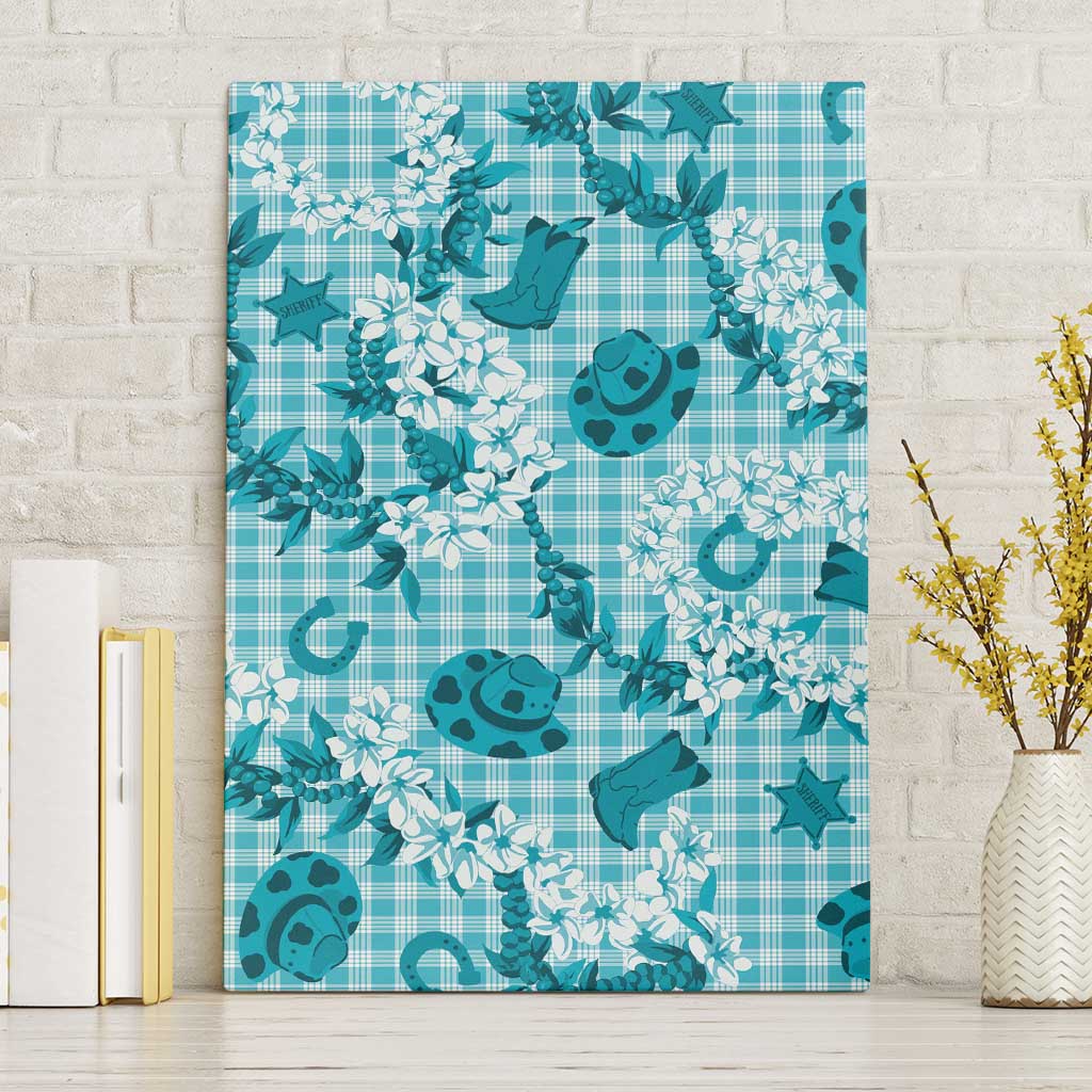 Mokihana Maile Ilima Leis Paniolo Palaka Canvas Wall Art Hawaiian Polu Opa Spirit - Polynesian Pride