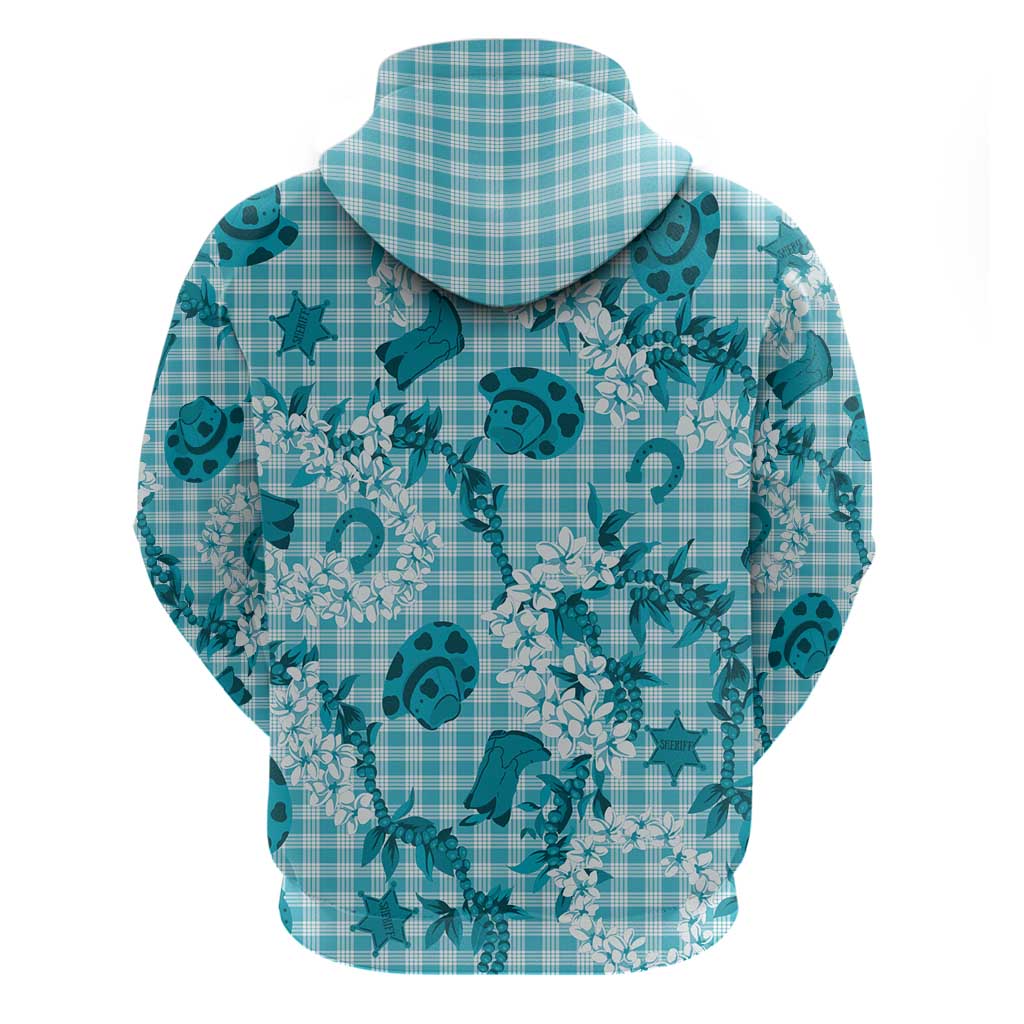 Mokihana Maile Ilima Leis Paniolo Palaka Hoodie Hawaiian Polu Opa Spirit - Polynesian Pride