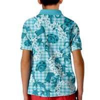 Mokihana Maile Ilima Leis Paniolo Palaka Kid Polo Shirt Hawaiian Polu Opa Spirit - Polynesian Pride