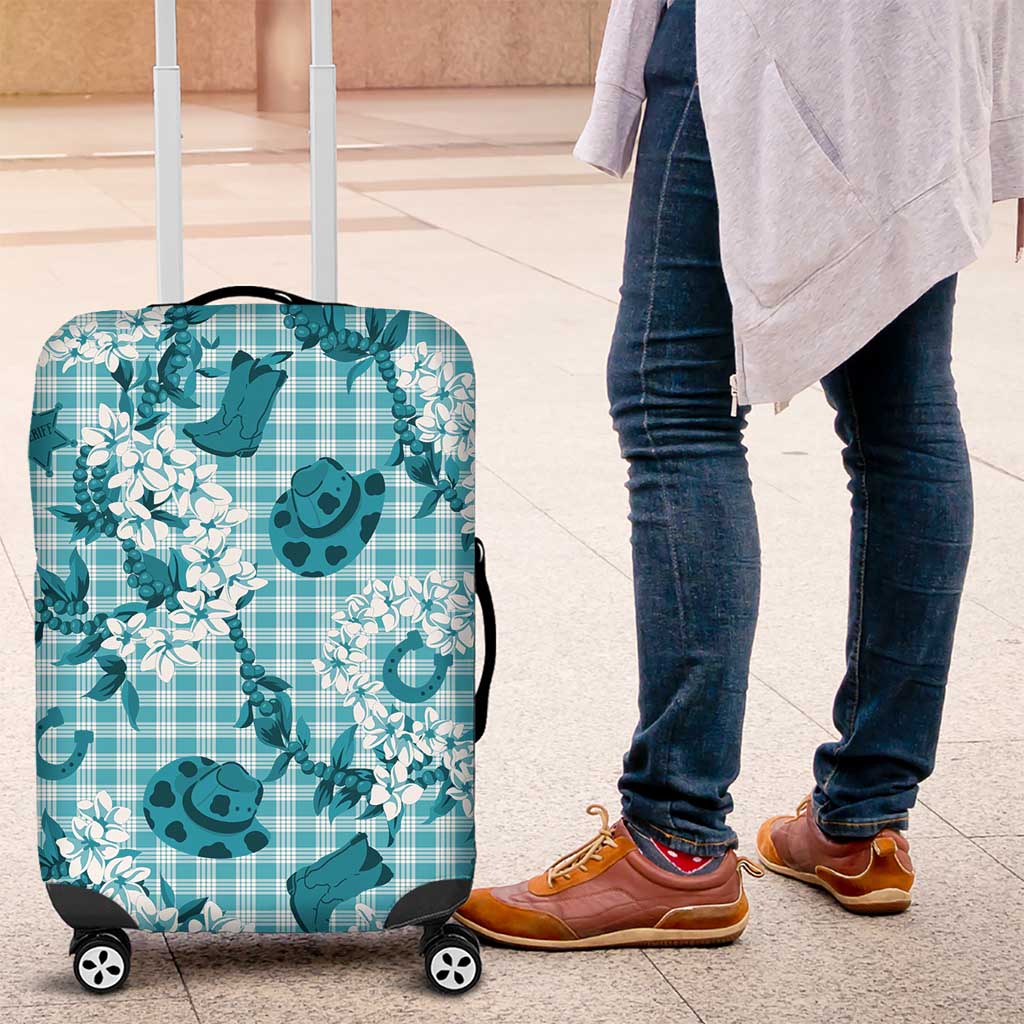 Mokihana Maile Ilima Leis Paniolo Palaka Luggage Cover Hawaiian Polu Opa Spirit - Polynesian Pride