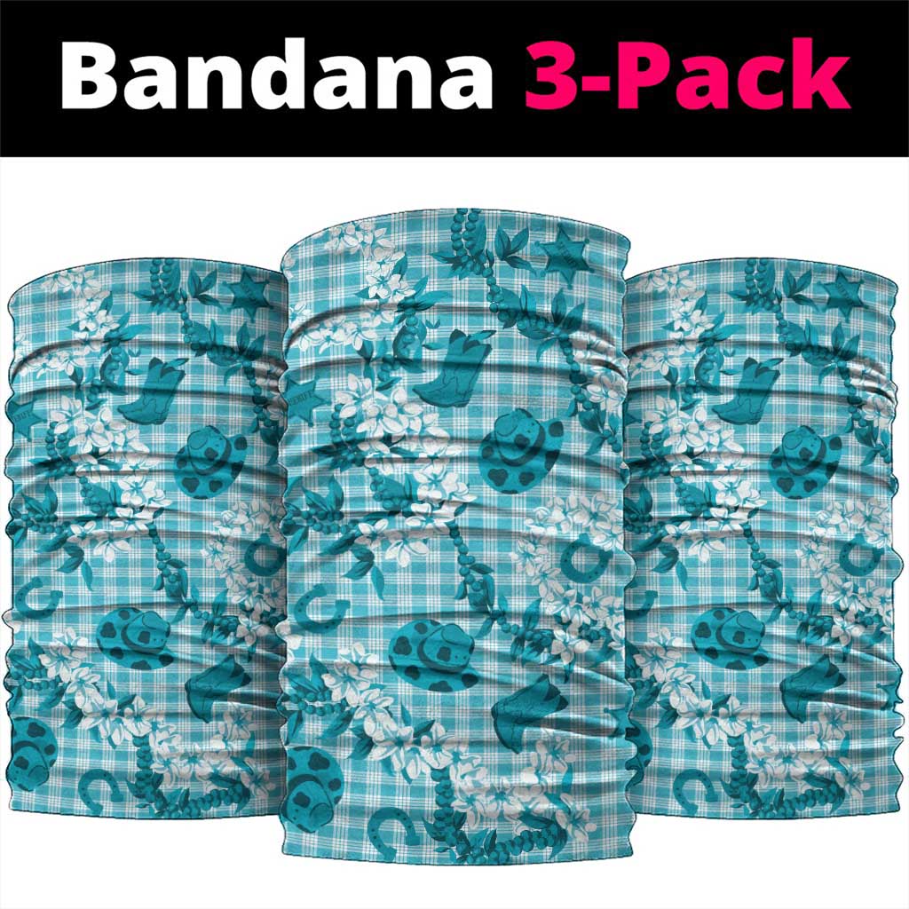 Mokihana Maile Ilima Leis Paniolo Palaka Neck Gaiter Hawaiian Polu Opa Spirit - Polynesian Pride