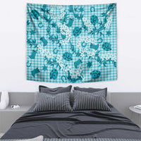 Mokihana Maile Ilima Leis Paniolo Palaka Tapestry Hawaiian Polu Opa Spirit - Polynesian Pride