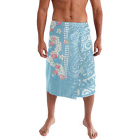 Blue Hawaii Anthurium Plumeria Lei Lavalava