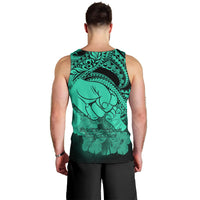 Polynesian Pride Happy Father Day Men Tank Top I Love You Dad - Polynesian Tribal Green LT9 - Polynesian Pride
