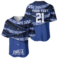 Fiji Rugby Pacific Custom Baseball Jersey Pasifika Tapa Pattern
