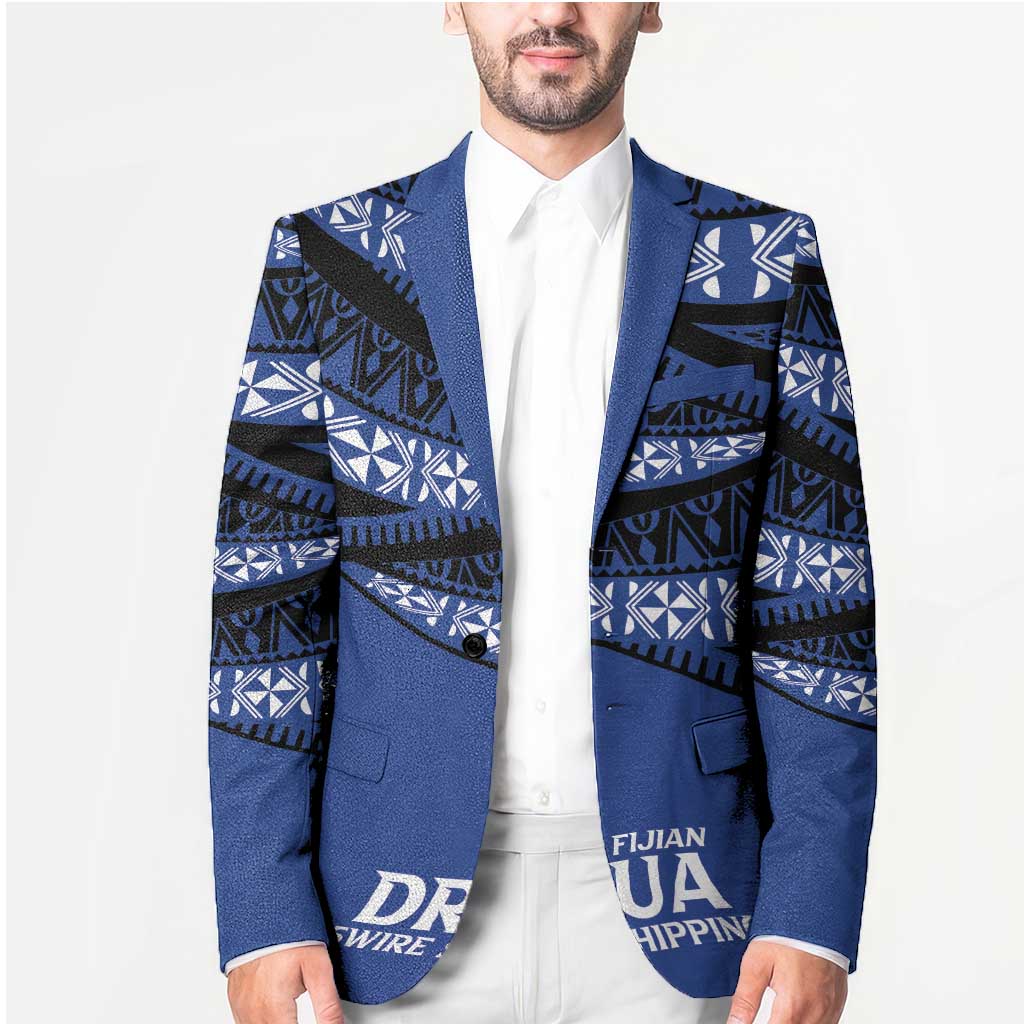 Fiji Rugby Pacific Custom Blazer Pasifika Tapa Pattern - Polynesian Pride