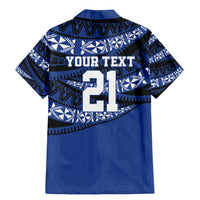 Fiji Rugby Pacific Custom Family Matching Mermaid Dress and Hawaiian Shirt Pasifika Tapa Pattern