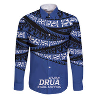 Fiji Rugby Pacific Custom Family Matching Puletasi and Hawaiian Shirt Pasifika Tapa Pattern