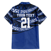 Fiji Rugby Pacific Custom Family Matching Tank Maxi Dress and Hawaiian Shirt Pasifika Tapa Pattern