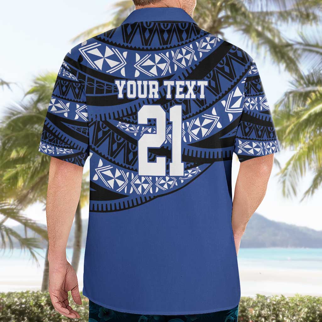 Fiji Rugby Pacific Custom Hawaiian Shirt Pasifika Tapa Pattern