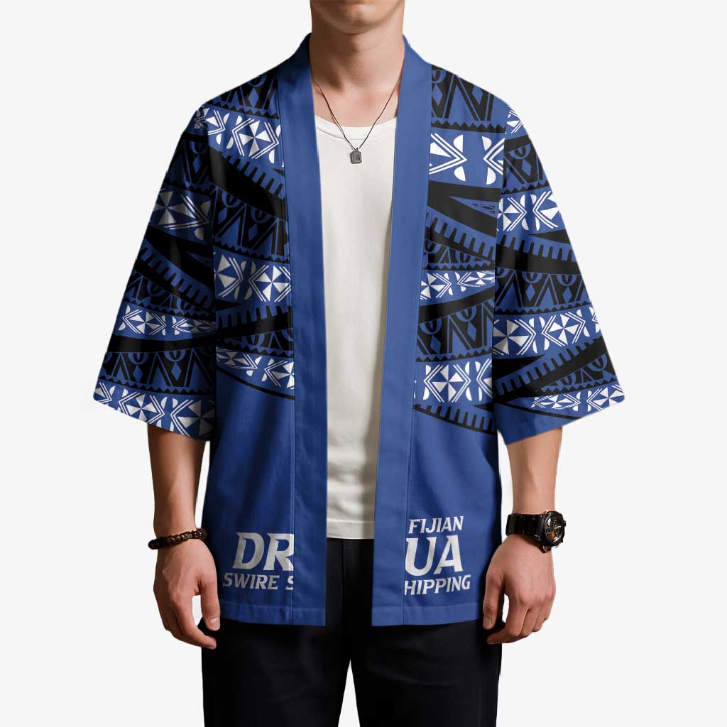 Fiji Rugby Pacific Custom Kimono Pasifika Tapa Pattern - Polynesian Pride