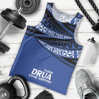 Fiji Rugby Pacific Custom Men Tank Top Pasifika Tapa Pattern