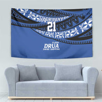 Fiji Rugby Pacific Custom Tapestry Pasifika Tapa Pattern
