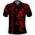 Hawaiian Tribal Polo Shirt Polynesian Kakau Turtle Red LT9 Red - Polynesian Pride