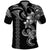 Hawaiian Tribal Polo Shirt Polynesian Kakau Turtle White LT9 White - Polynesian Pride