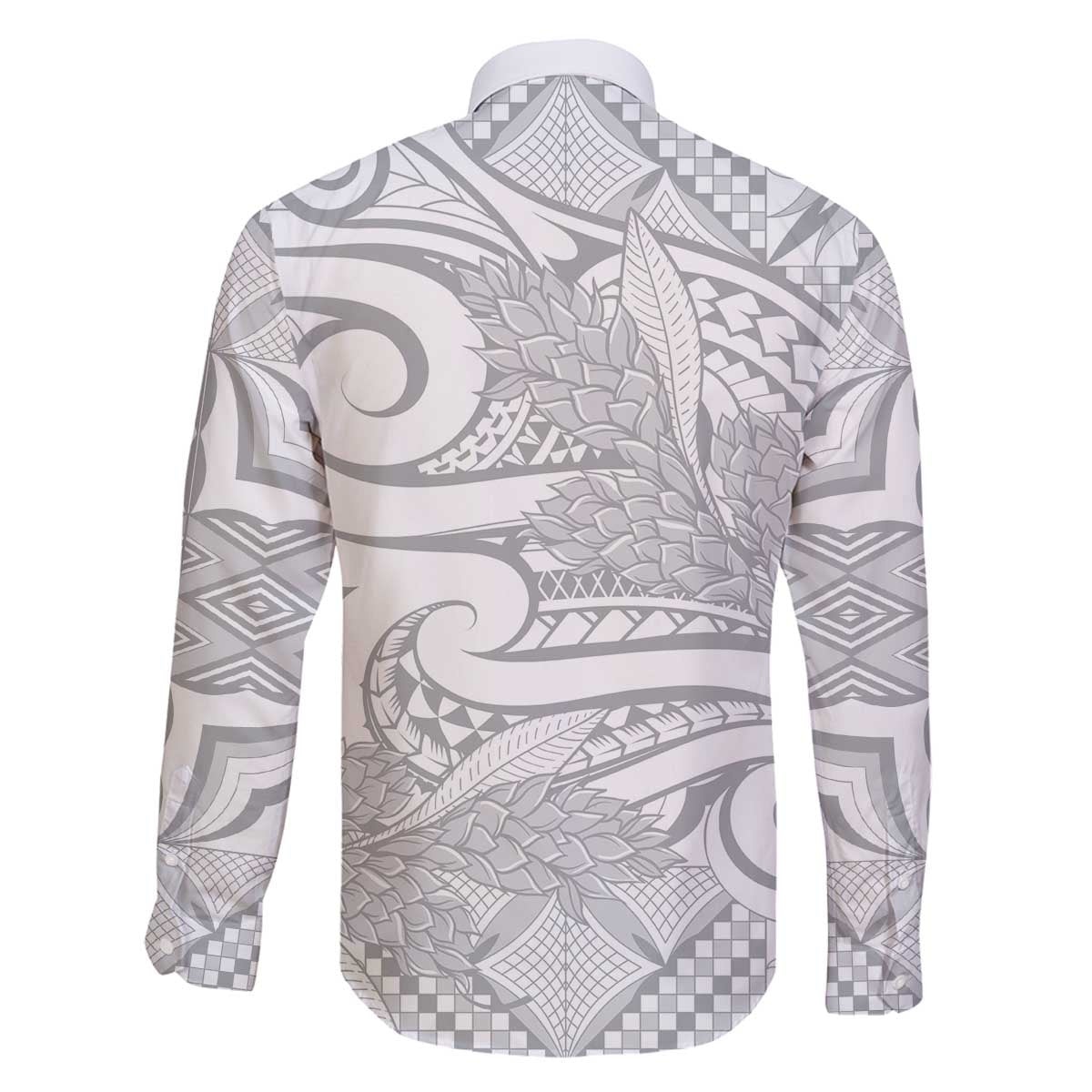 Lotu Tamaiti Samoa Siapo Family Matching Off Shoulder Short Dress and Hawaiian Shirt White Sunday With Teuila Torch Ginger