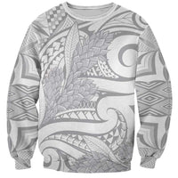 Lotu Tamaiti Samoa Siapo Sweatshirt White Sunday With Teuila Torch Ginger