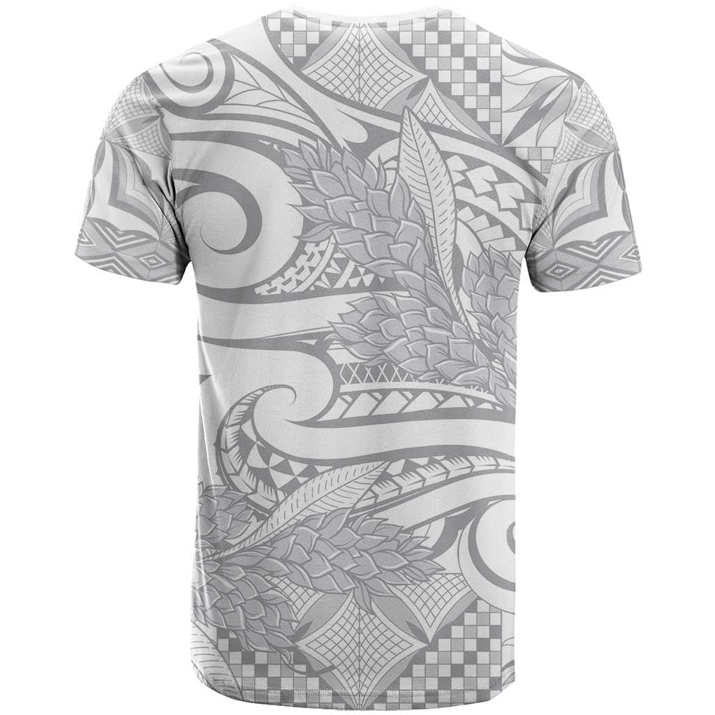 Lotu Tamaiti Samoa Siapo T Shirt White Sunday With Teuila Torch Ginger