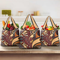 Vintage Samoa Siapo Grocery Bag With Teuila Torch Ginger