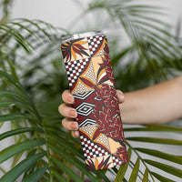 Vintage Samoa Siapo Skinny Tumbler With Teuila Torch Ginger