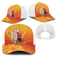 Cricket PNG East Asia-Pacific Baseball Net Cap Papua New Guinea Rise to Power - Polynesian Pride