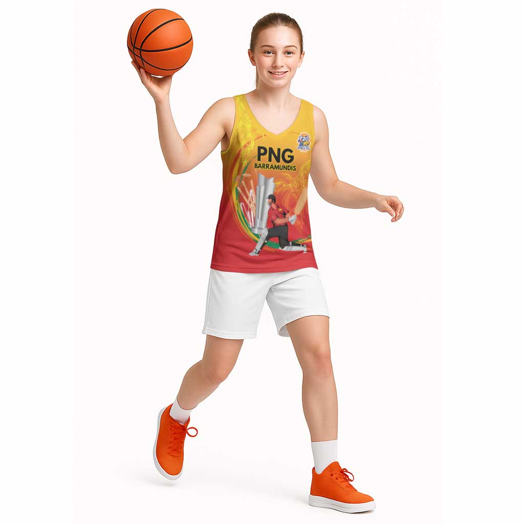Custom Cricket PNG East Asia-Pacific Basketball Jersey Papua New Guinea Rise to Power - Polynesian Pride