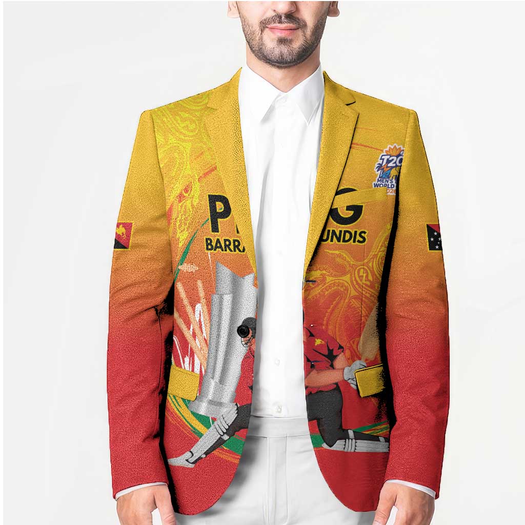 Custom Cricket PNG East Asia-Pacific Blazer Papua New Guinea Rise to Power - Polynesian Pride