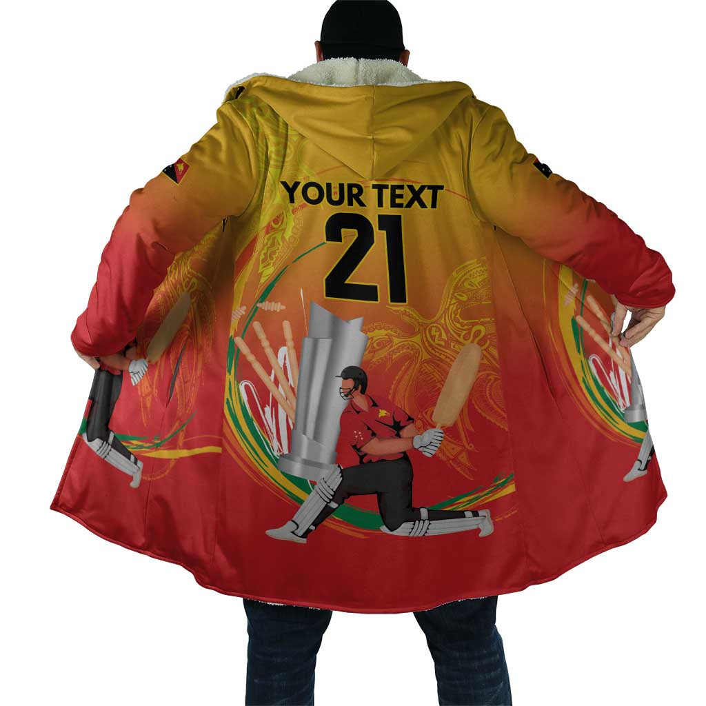 Custom Cricket PNG East Asia-Pacific Cloak Papua New Guinea Rise to Power - Polynesian Pride