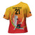 Custom Cricket PNG East Asia-Pacific Cross Shoulder Shirt Papua New Guinea Rise to Power - Polynesian Pride