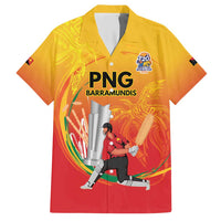 Custom Cricket PNG East Asia-Pacific Hawaiian Shirt Papua New Guinea Rise to Power - Polynesian Pride