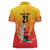 Custom Cricket PNG East Asia-Pacific Women Polo Shirt Papua New Guinea Rise to Power - Polynesian Pride