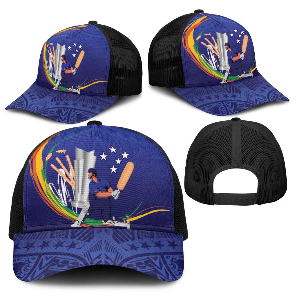 Cricket Samoa East Asia-Pacific Baseball Net Cap Samoa Storming the Limits - Polynesian Pride