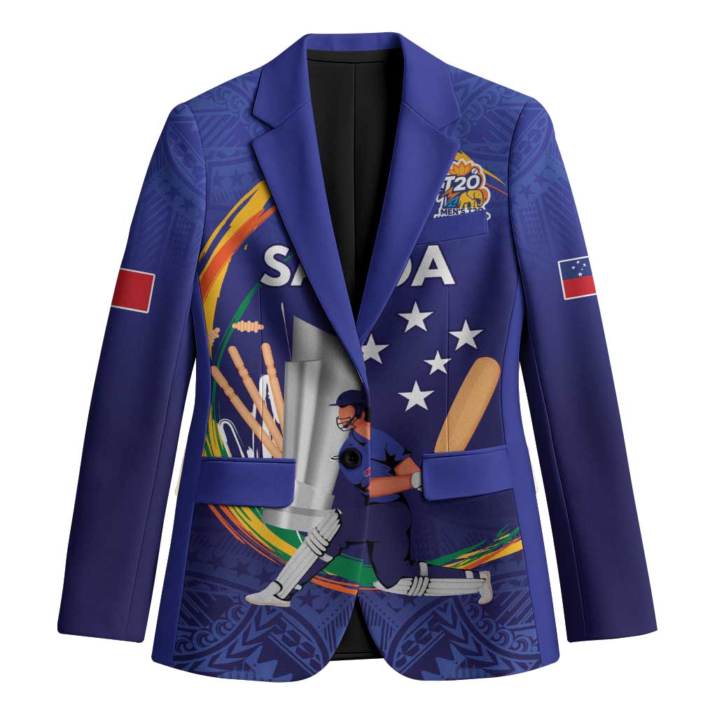 Custom Cricket Samoa East Asia-Pacific Blazer Samoa Storming the Limits - Polynesian Pride