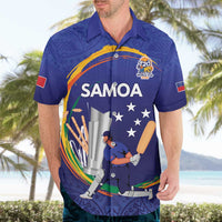 Custom Cricket Samoa East Asia-Pacific Hawaiian Shirt Samoa Storming the Limits - Polynesian Pride
