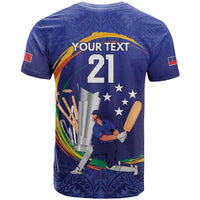 Custom Cricket Samoa East Asia-Pacific T Shirt Samoa Storming the Limits - Polynesian Pride