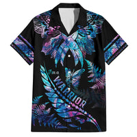 polynesia-ribbon-butterflies-family-matching-off-shoulder-maxi-dress-and-hawaiian-shirt-silver-fern-breast-cancer-with-papua-shell-pattern