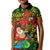 Personalised Vanuatu Joyeux Noel Kid Polo Shirt Christmas Santas God Yumi LT9 Kid Reggae - Polynesian Pride