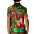 Personalised Vanuatu Joyeux Noel Kid Polo Shirt Christmas Santas God Yumi LT9 - Polynesian Pride