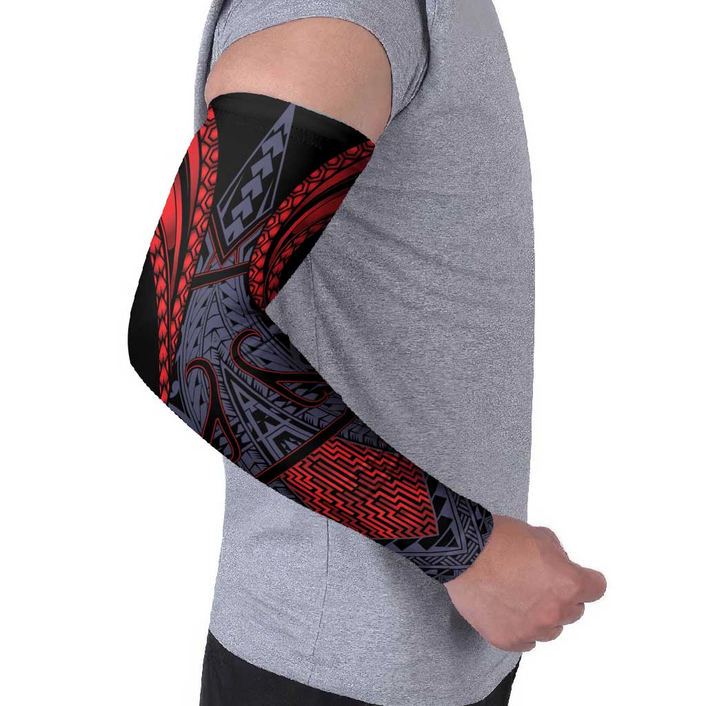 Custom New Zealand Arm Sleeves Maori Kiwiana Pattern Tukutuku Motif