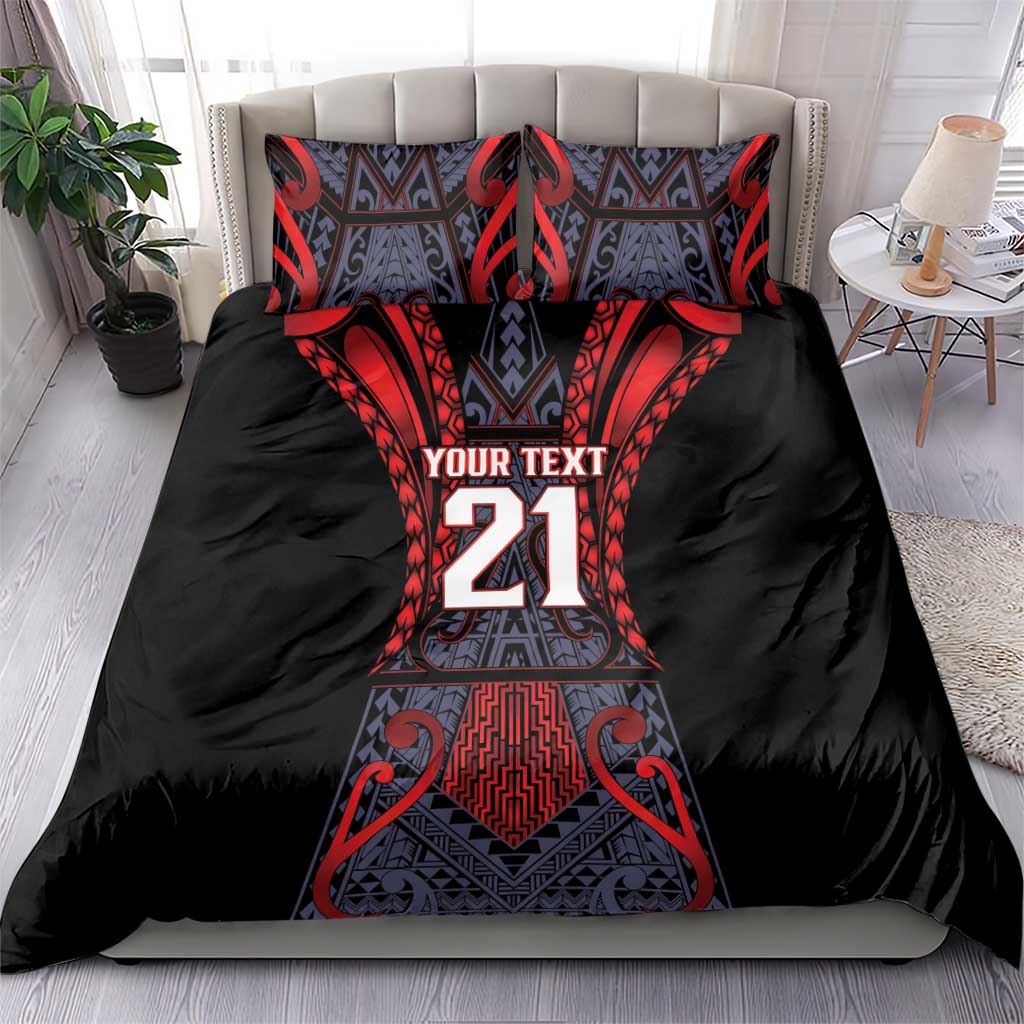 Custom New Zealand Bedding Set Maori Kiwiana Pattern Tukutuku Motif LT9 - Polynesian Pride