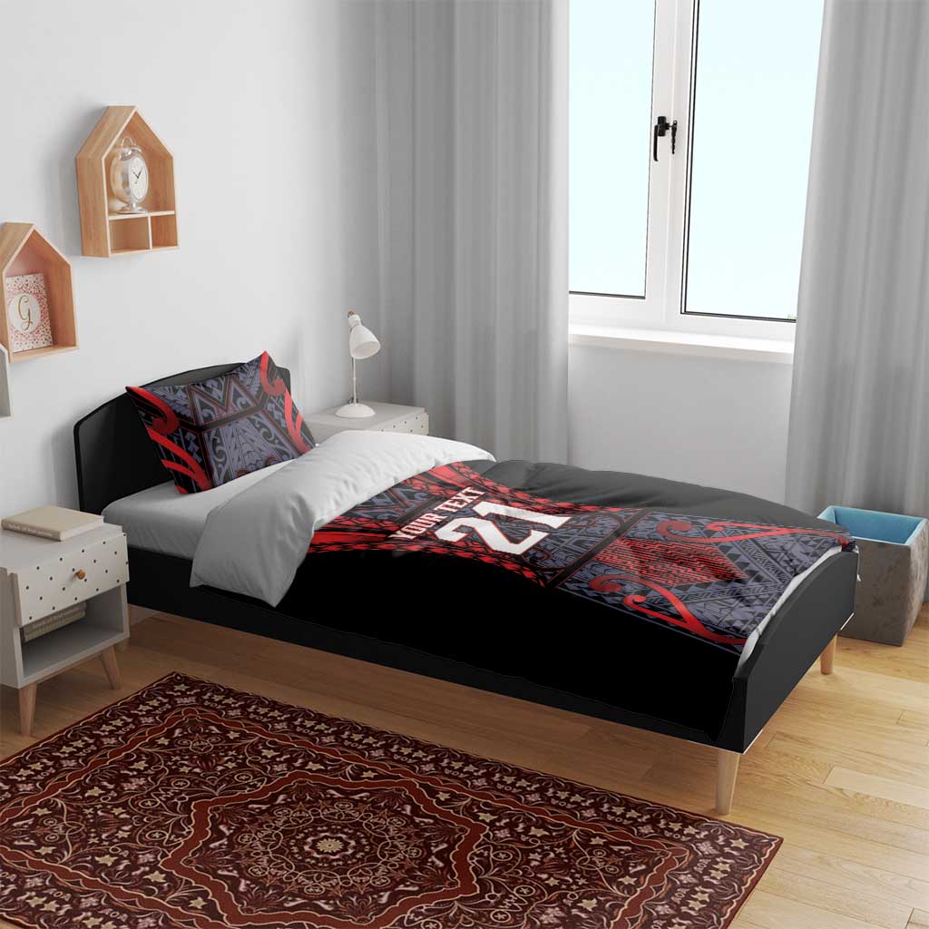 Custom New Zealand Bedding Set Maori Kiwiana Pattern Tukutuku Motif LT9 - Polynesian Pride