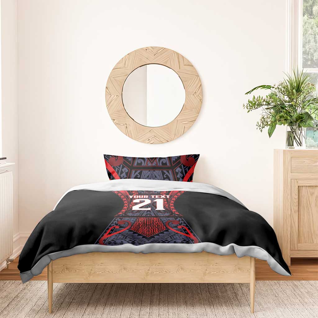 Custom New Zealand Bedding Set Maori Kiwiana Pattern Tukutuku Motif LT9 - Polynesian Pride