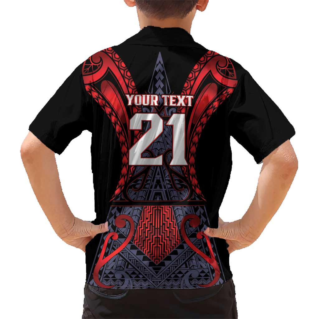 Custom New Zealand Family Matching Summer Maxi Dress and Hawaiian Shirt Maori Kiwiana Pattern Tukutuku Motif LT9 - Polynesian Pride