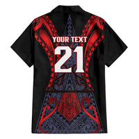 Custom New Zealand Family Matching Summer Maxi Dress and Hawaiian Shirt Maori Kiwiana Pattern Tukutuku Motif LT9 - Polynesian Pride