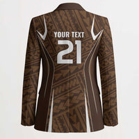 Custom Oceania Football Bula Fiji Blazer Polynesian Tribal Pattern LT9 - Polynesian Pride
